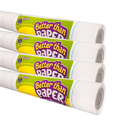 Better Than Paper® Bulletin Board Roll Lined, 4-Pack