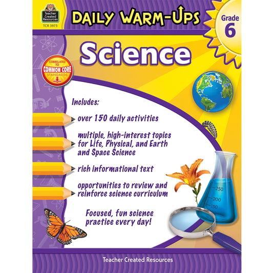 Daily Warm-Ups Science, Grade 6