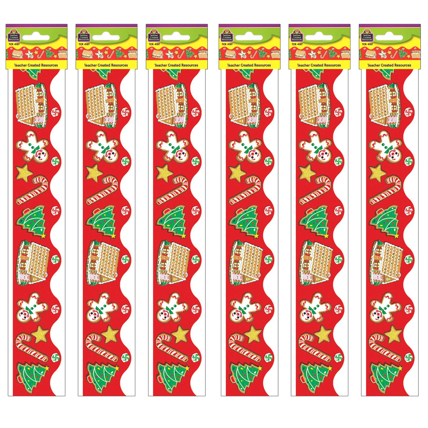 Christmas Border Trim, 35 Feet Per Pack, 6 Packs