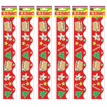 Christmas Border Trim, 35 Feet Per Pack, 6 Packs