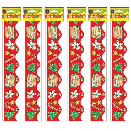 Christmas Border Trim, 35 Feet Per Pack, 6 Packs