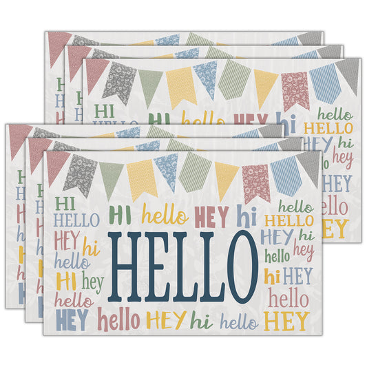 Classroom Cottage Hello Postcards, 30 Per Pack, 6 Packs