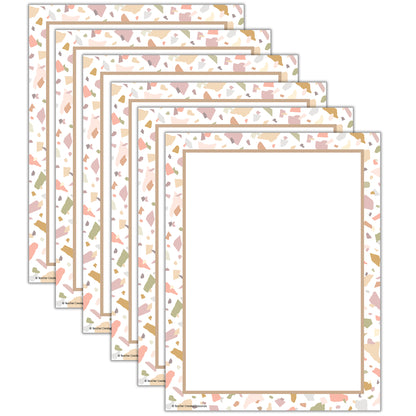 Terrazzo Tones Computer Paper, 50 Sheets Per Pack, 6 Packs