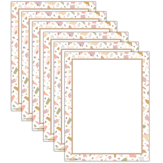 Terrazzo Tones Computer Paper, 50 Sheets Per Pack, 6 Packs