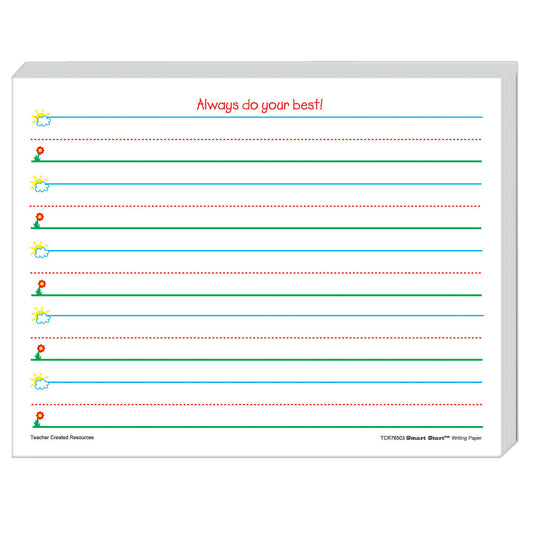 Smart Start K-1 Writing Paper: 360 Sheets