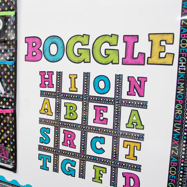 Chalkboard Brights Bold Block 3" Magnetic Letters, 55 Pieces