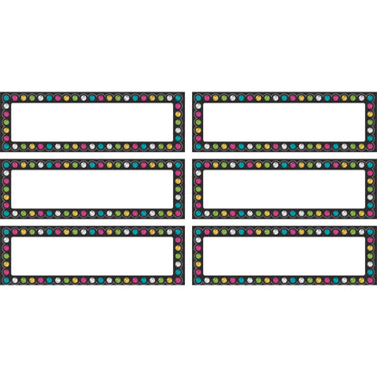 Chalkboard Brights Labels Magnetic Accents, 20 Per Pack, 3 Packs