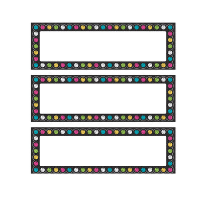 Chalkboard Brights Labels Magnetic Accents, 20 Per Pack, 3 Packs