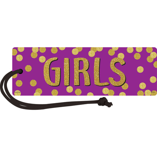 Confetti Magnetic Girls Pass, Pack of 6