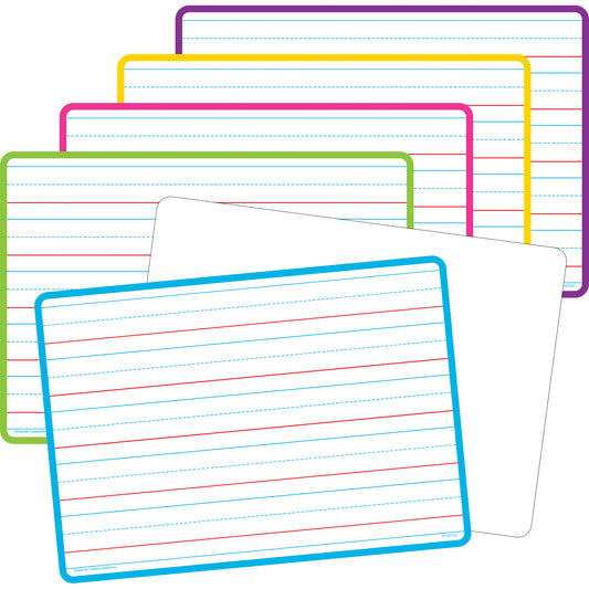 Double-Sided Writing Dry Erase Boards, Pack of 10