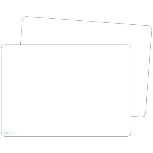 Double-Sided Premium Blank Dry Erase Boards, Pack of 10