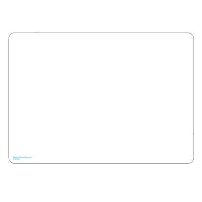 Double-Sided Premium Blank Dry Erase Boards, Pack of 10