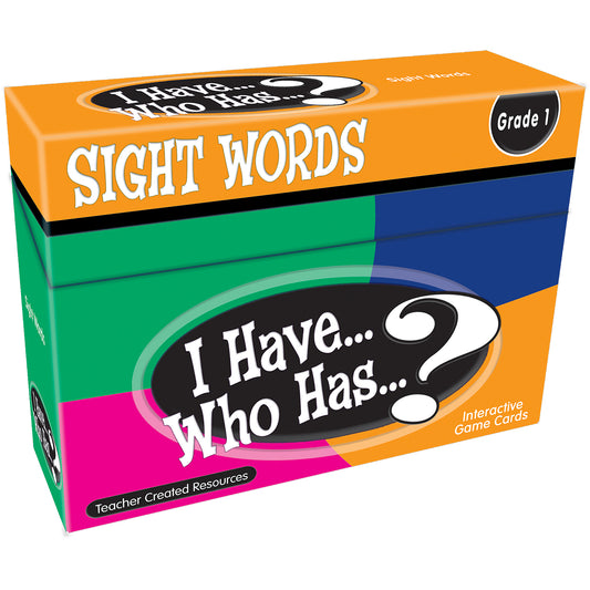 I Have, Who Has Sight Words Game, Grade 1