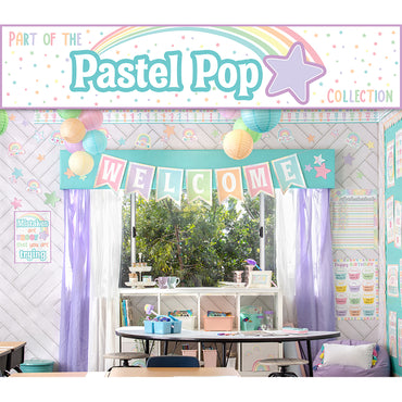 Pastel Pop Star Accents - Assorted Sizes, 60 Per Pack, 3 Packs