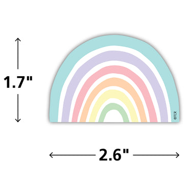 Pastel Pop Rainbows Mini Accents, 36 Per Pack, 6 Packs