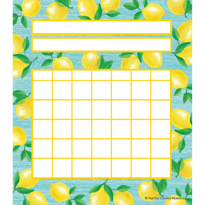 Lemon Zest Incentive Charts, 36 Per Pack, 6 Packs