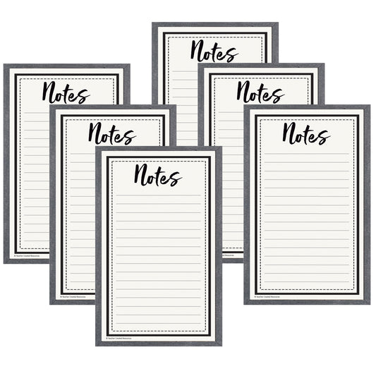 Modern Farmhouse Notepad, 6 Packs