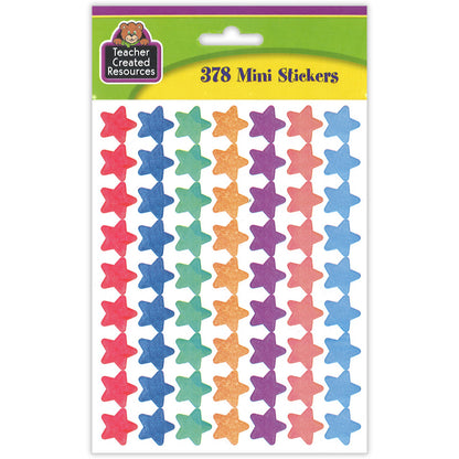 Watercolor Stars Mini Stickers, 378 Per Pack, 12 Packs