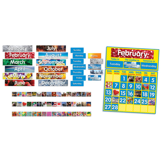 Photo Calendar Bulletin Board Set