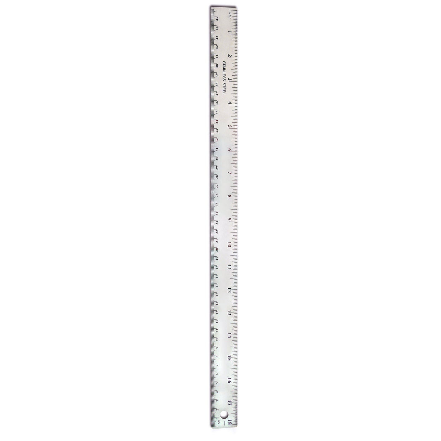 Stainless Steel Ruler, 18", Pack of 6