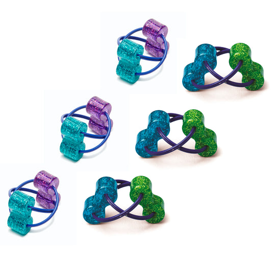 Loopeez, Sensory Ring Fidget Toy, Pack of 6