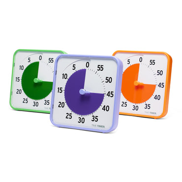 Original 8" Timer - Learning Center Classroom Set, Secondary Colors, Set of 3