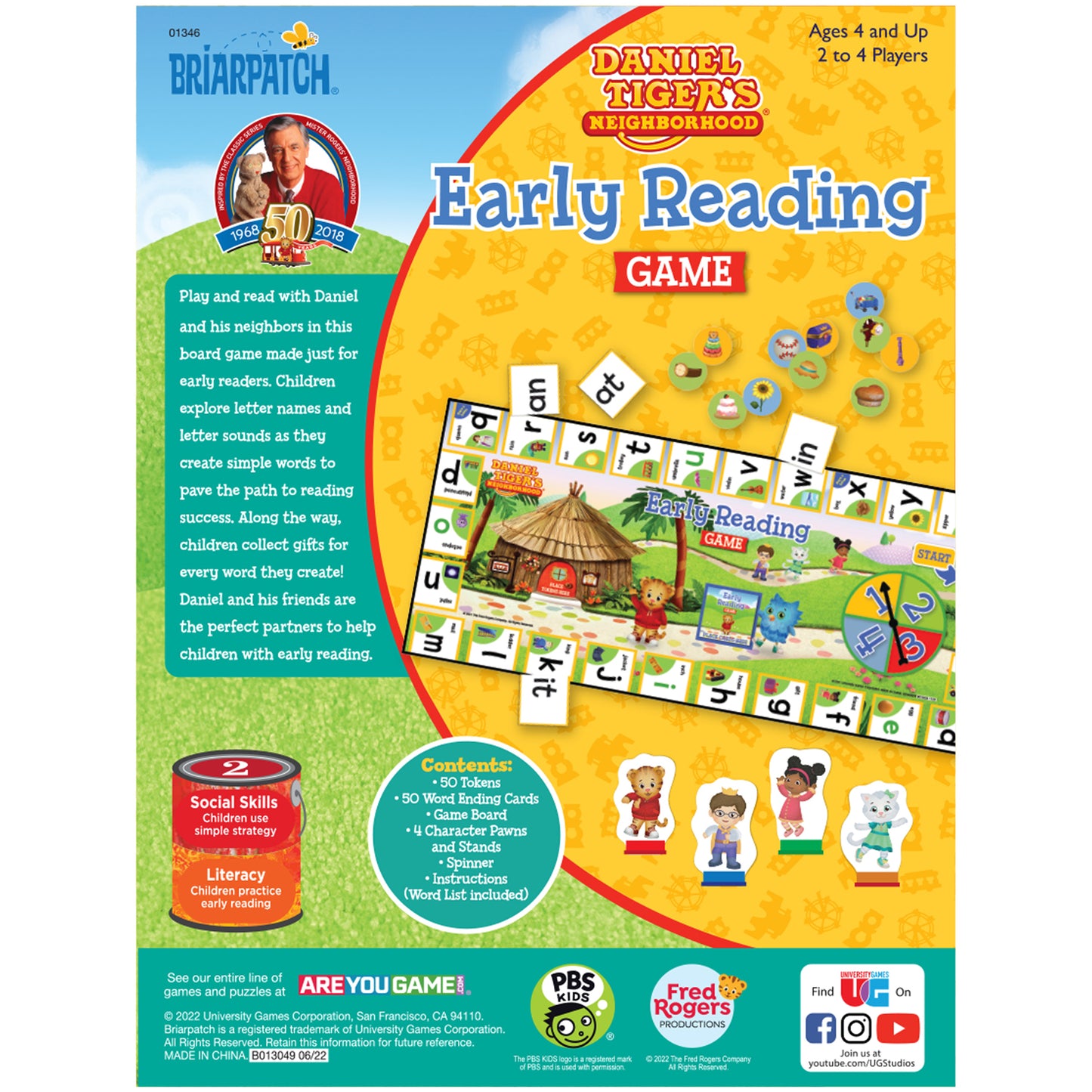 Daniel Tiger's Neighborhood Early Reading Game