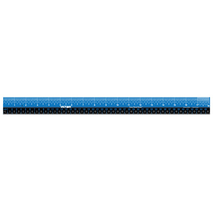 Easy Read™ Ruler, Stainless Steel, Blue/Black, 18", Pack of 3