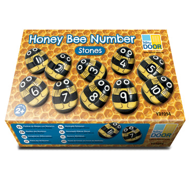 Honey Bee Number Stones, Set of 20