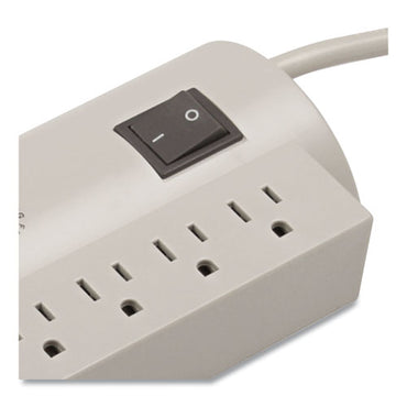 Surgearrest Personal Power Surge Protector, 7 Ac Outlets, 6 Ft Cord, 240 J, Beige