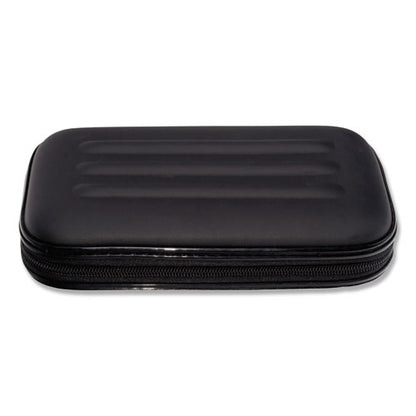 Large Soft-sided Pencil Case, Fabric, 2 X 8.75 X 5.25, Black