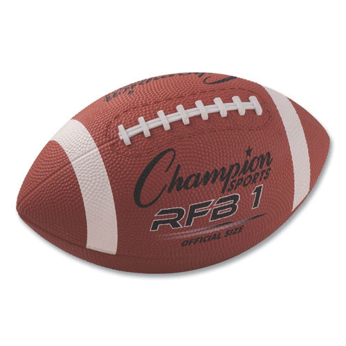 Rubber Sports Ball, Football, Official Nfl, No. 9 Size, Brown