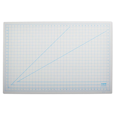 Self-healing Cutting Mat, Nonslip Bottom, 1" Grid, 24 X 36, Gray