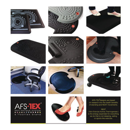 Afs-tex 2000 Anti-fatigue Mat, 16  X 24, Midnight Black