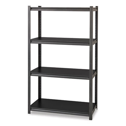 Iron Horse 3200 Rivet Shelving, Four-shelf, 36w X 18d X 60h, Gray