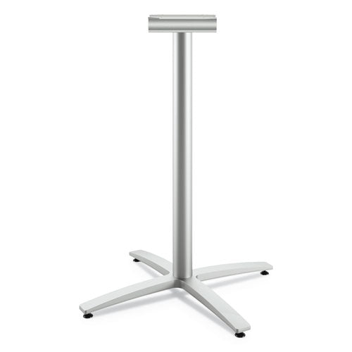 Between Standing-height X-base For 42" Table Tops, 32.68w X 41.12h, Silver