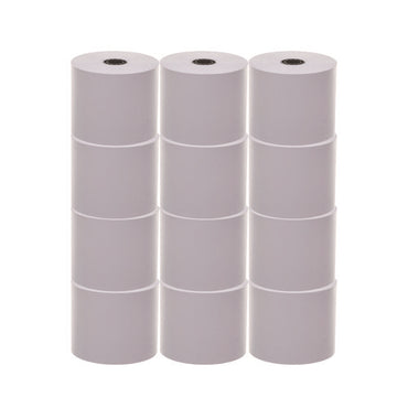 Impact Bond Paper Rolls, 2.25" X 150 Ft, White, 12/pack