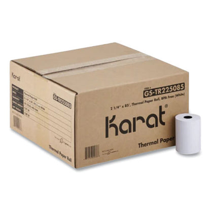 Thermal Paper Rolls, 2.25" X 85 Ft, White, 50 Rolls/carton