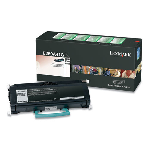 E260a41g Return Program Toner, 3,500 Page-yield, Black