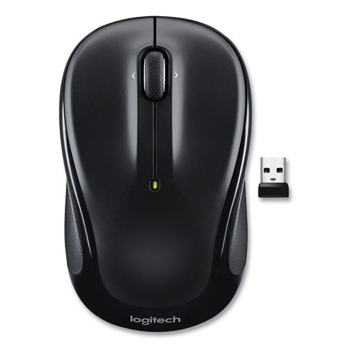 M325s Wireless Mouse, 2.4 Ghz Frequency, 32.8 Ft Wireless Range, Left/right Hand Use, Black