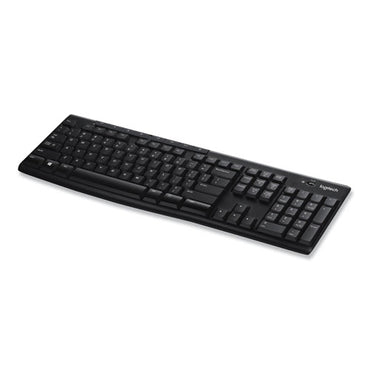 K270 Wireless Keyboard, Usb Unifying Receiver, Black