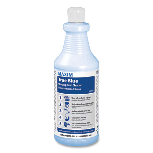 True Blue Clinging Bowl Cleaner, Mint Scent, 32 Oz Bottle, 12/carton