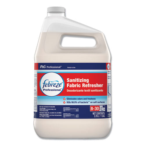 Professional Sanitizing Fabric Refresher, Light Scent, 1 Gal Bottle, Ready To Use