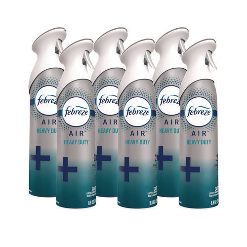 Air, Heavy Duty Crisp Clean, 8.8 Oz Aerosol Spray, 6/carton