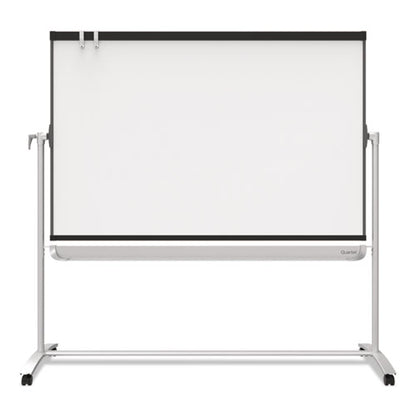 Prestige 2 Mobile Presentation Easel, 72" X 48", White Surface, Black/gray Metal/plastic Frame