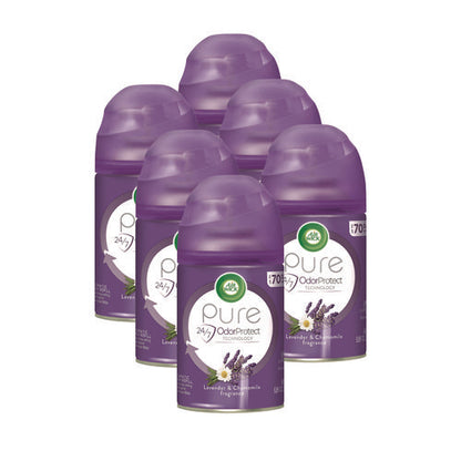 Freshmatic Ultra Automatic Spray Refill, Lavender/chamomile, 5.89 Oz Aerosol Spray, 6/carton