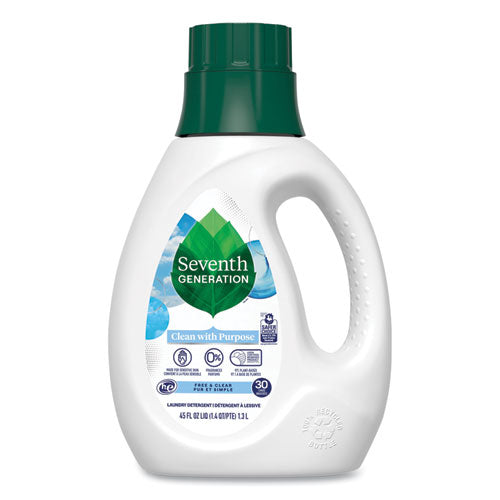 Natural Liquid Laundry Detergent, Fragrance Free, 45 Oz Bottle