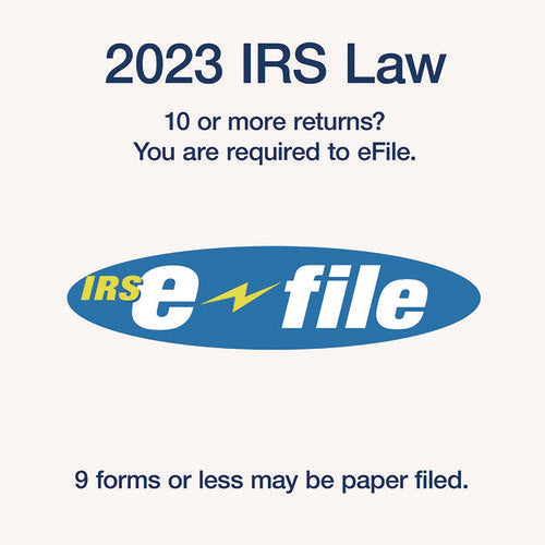 4-part 1099-misc Tax Form Kit With Security Envelopes And Tax Forms Helper, 2024, 8 X 5, 2 Forms/sheet, 10 Forms Total