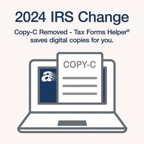 4-part 1099-int Tax Forms With Tax Forms Helper, Fiscal Year: 2024, 4-part Carbonless, 8 X 5.5, 2 Forms/sheet, 24 Forms Total