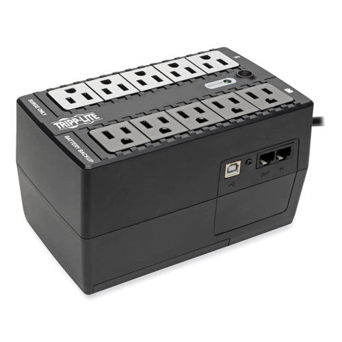 Internet Office Ultra-compact Desktop Standby Ups, 10 Outlets, 550 Va, 420 J